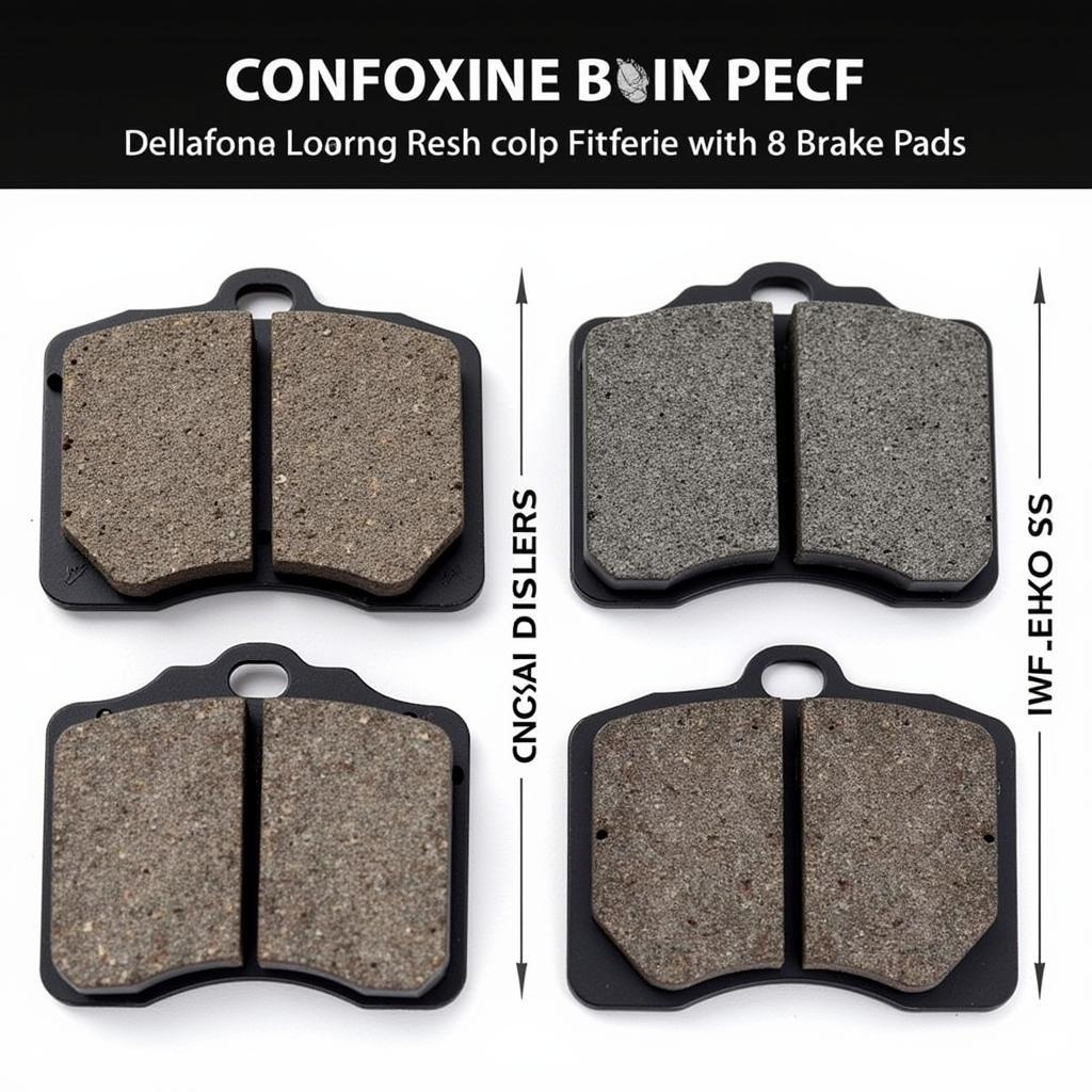 Comparison of Worn and New Brake Pads