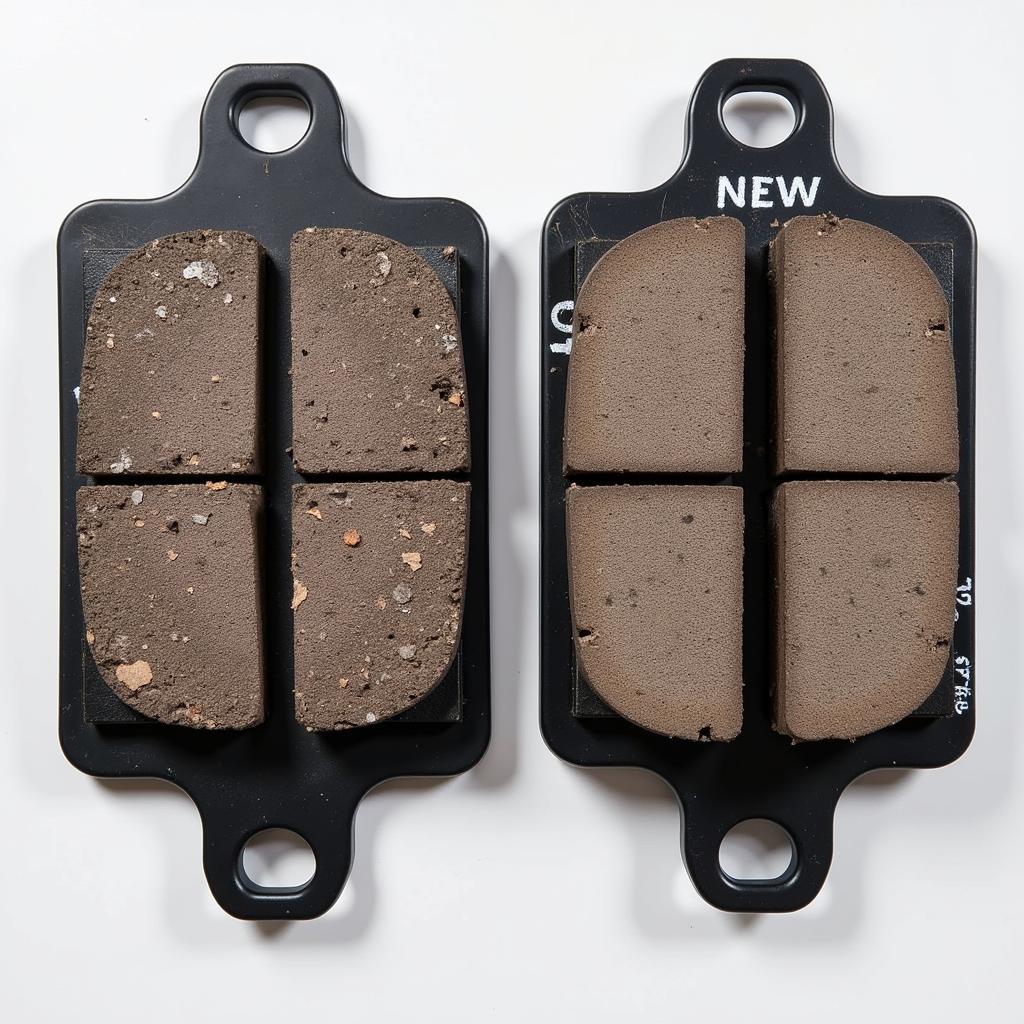 Worn Brake Pads Comparison