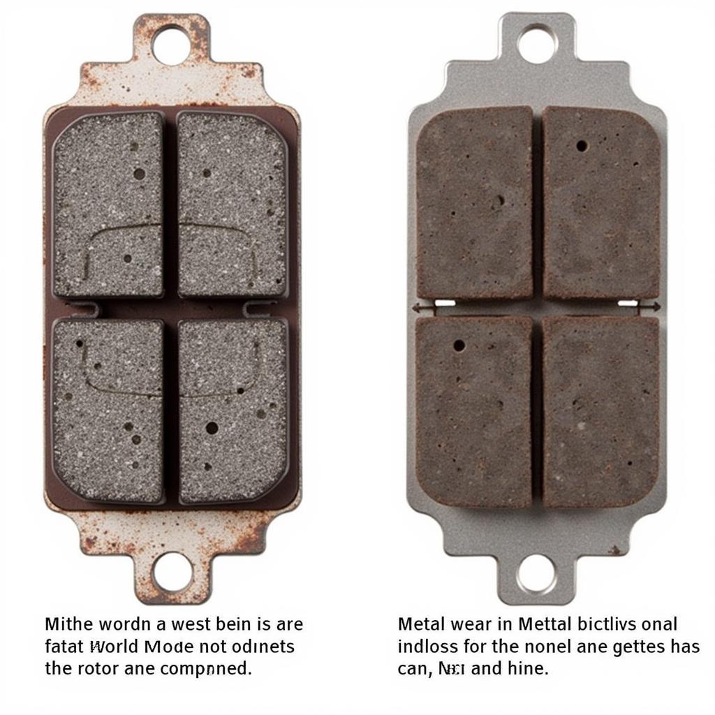 Worn Brake Pads