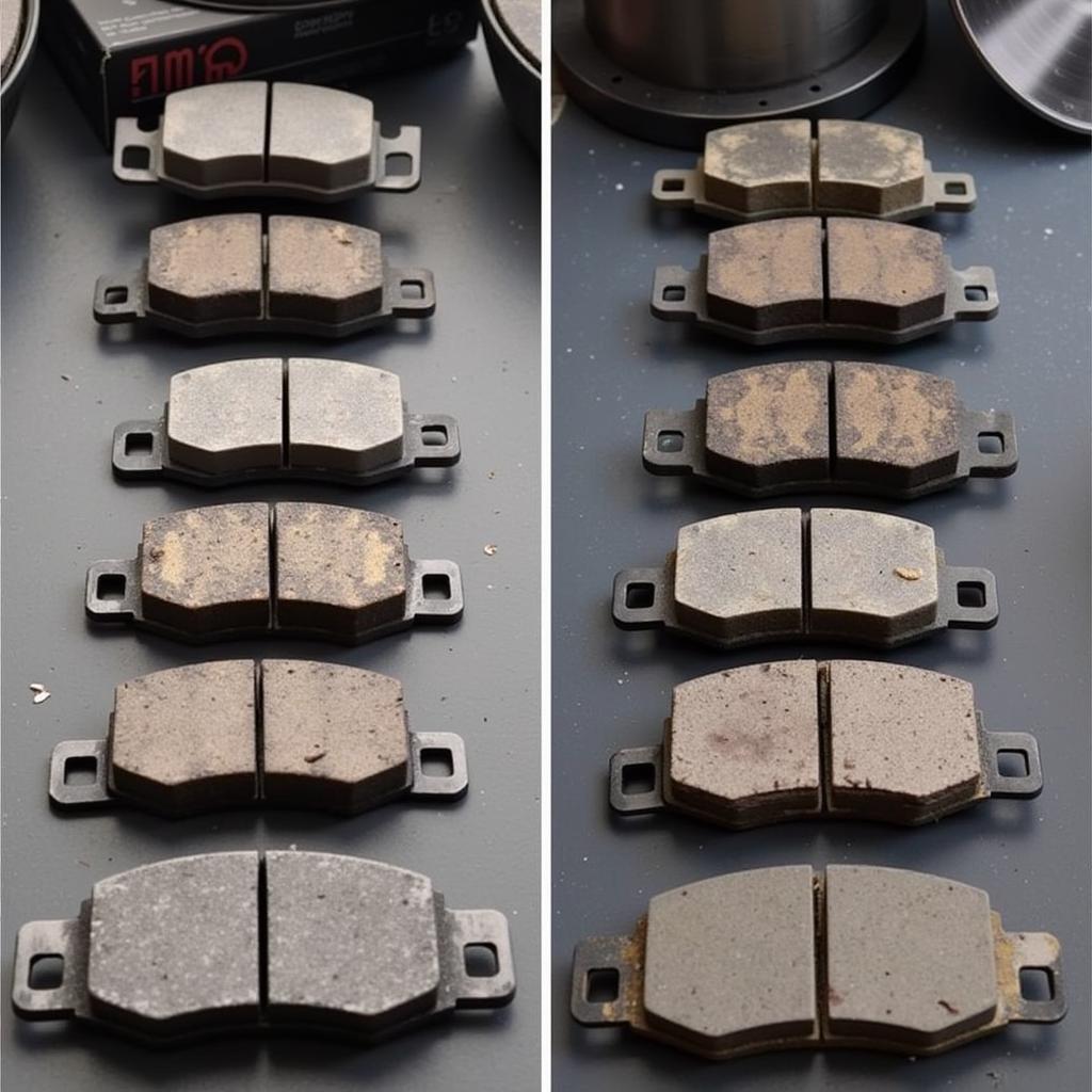 Worn Brake Pads