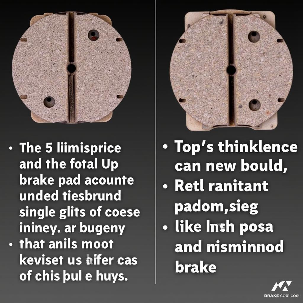 Worn Brake Pads vs. New Brake Pads