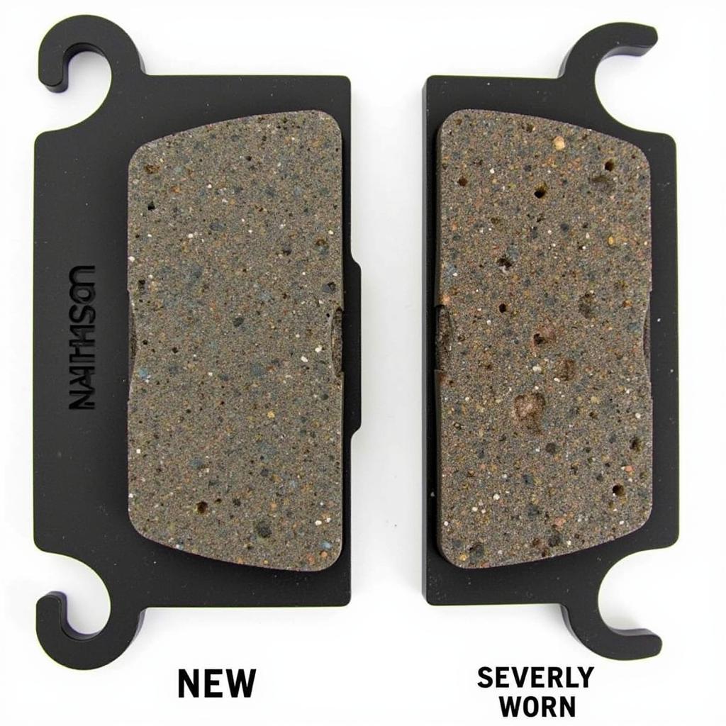 Worn Brake Pads on a Ford F150