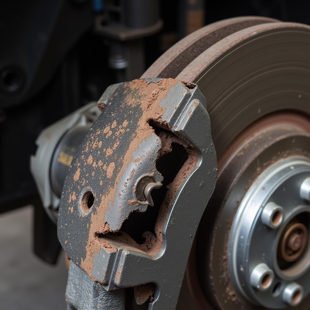 Worn Brake Pads Fiat Tipo