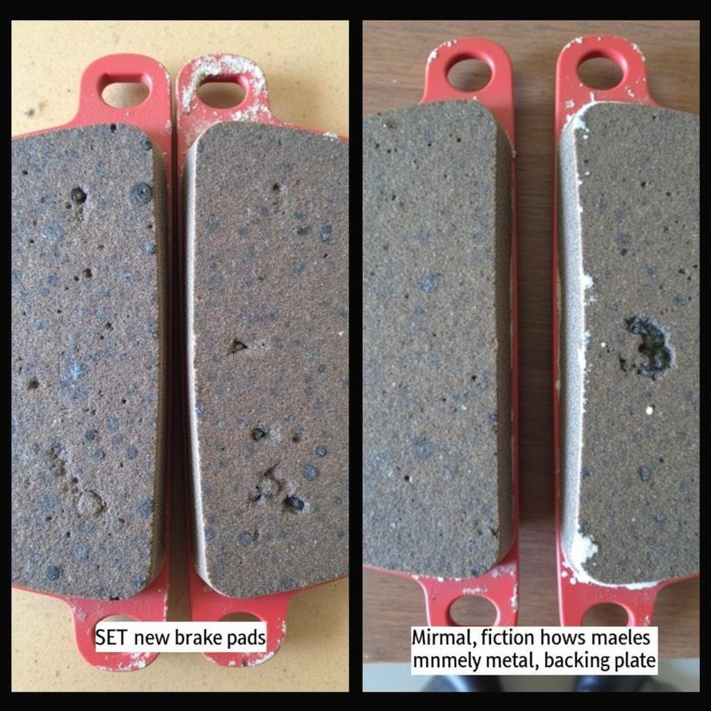 Worn Out Brake Pads on a Ford Focus