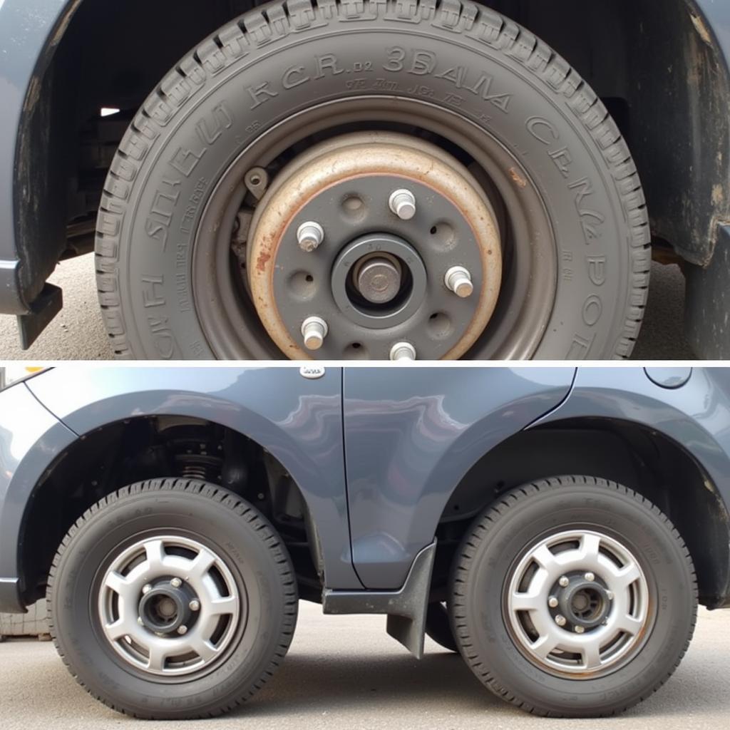 Worn Brake Pads on a Gen 2 Prius