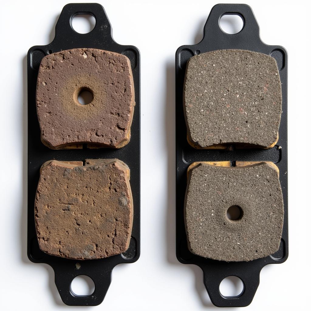 Worn Brake Pads Comparison