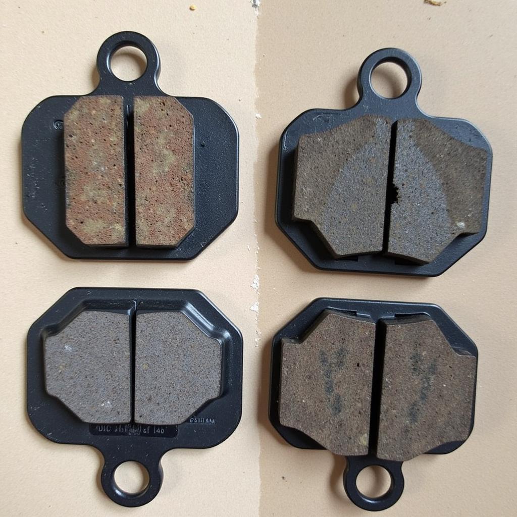 Worn Brake Pads