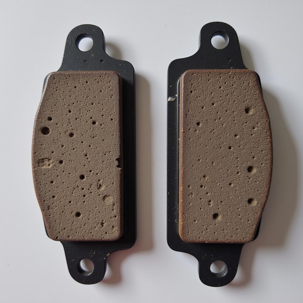 Worn Brake Pads on a 2015 Subaru Forester