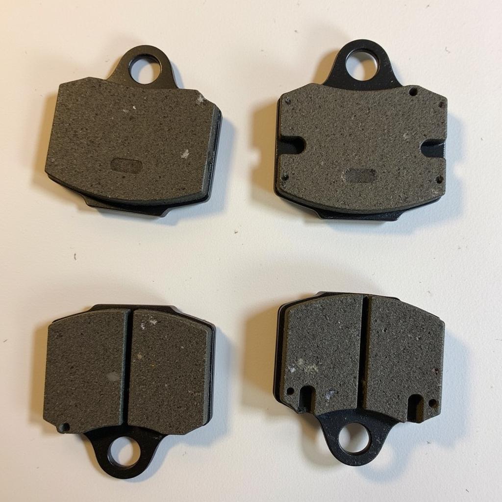 Worn Brake Pads on a Toyota Tacoma