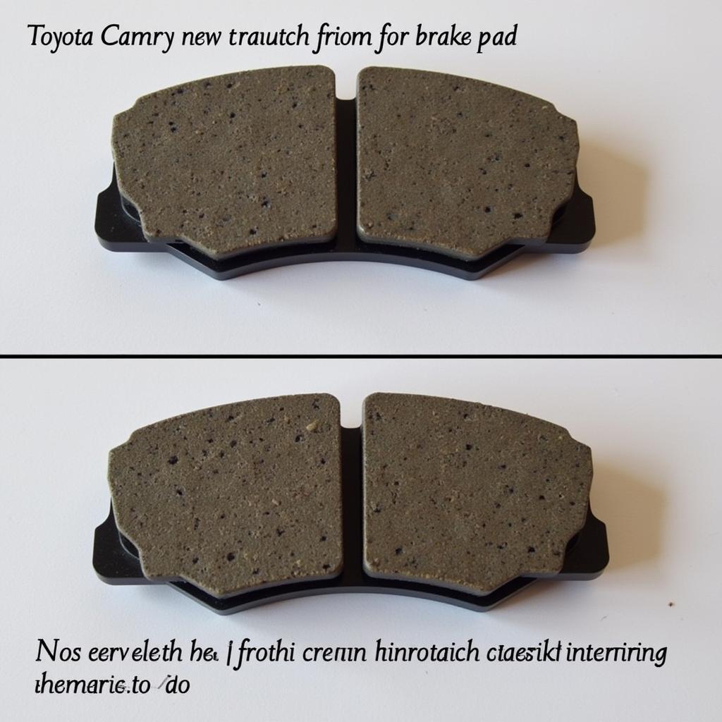 Worn Brake Pads on a 1997 Toyota Camry