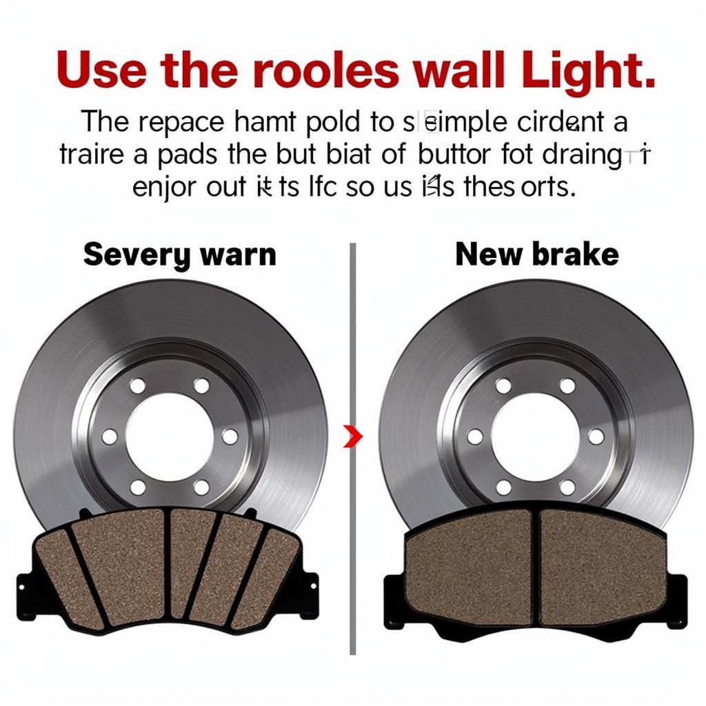  Comparison of Worn Brake Pads with New Brake Pads 