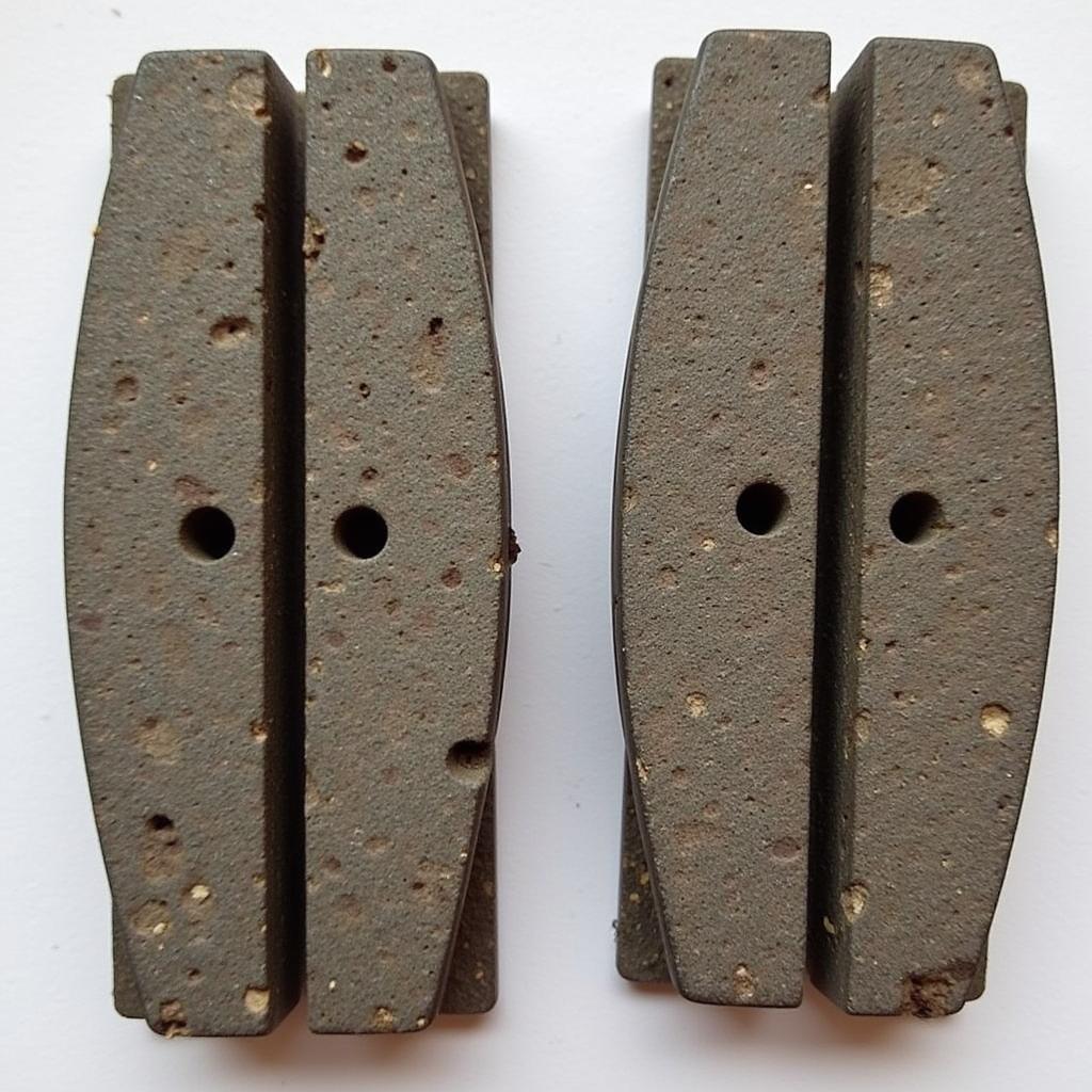 Worn Brake Pads VW Bus