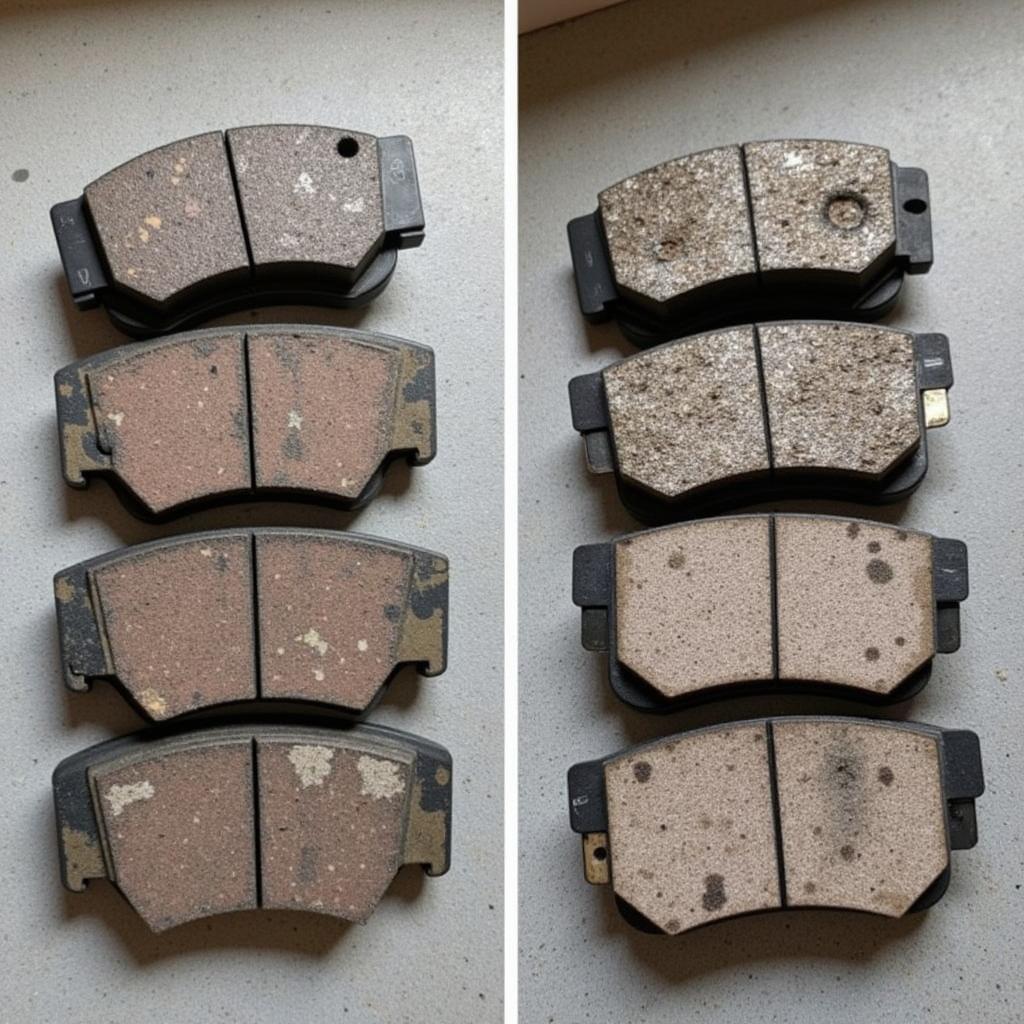 Worn Brake Pads on a 2004 VW Passat