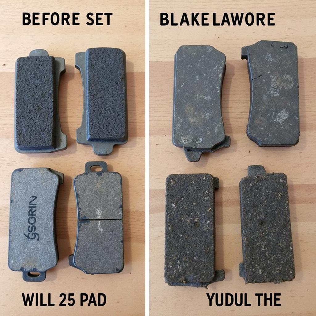 Worn Brake Pads on a Yukon