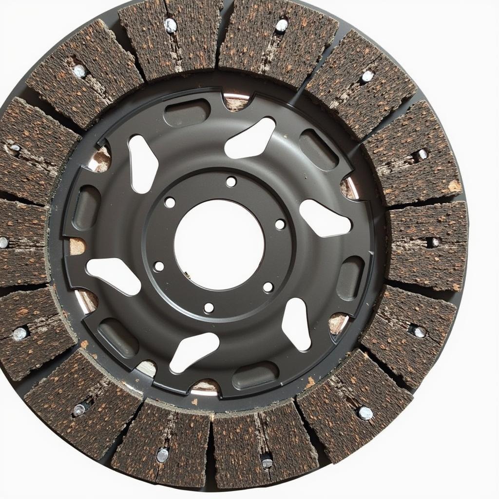 Worn Clutch Disc Illustration