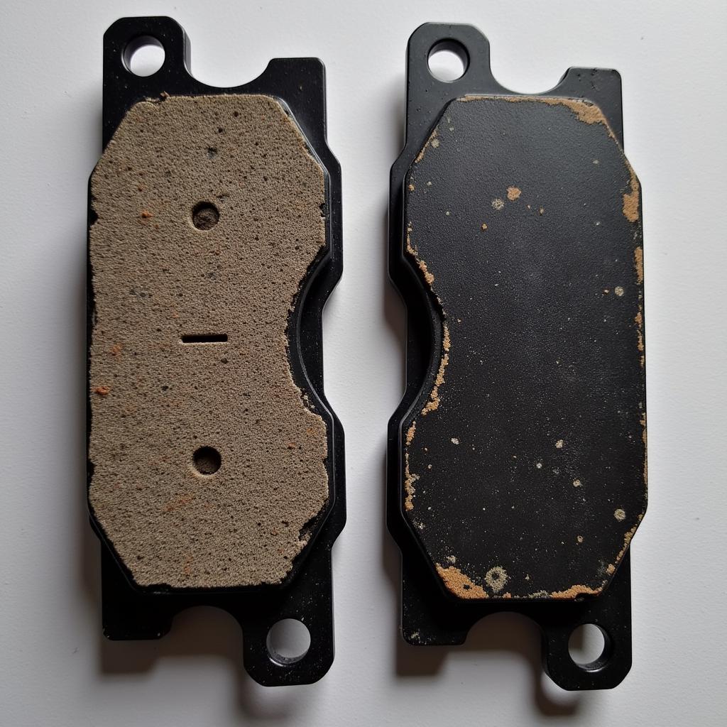 Worn Out Brake Pads