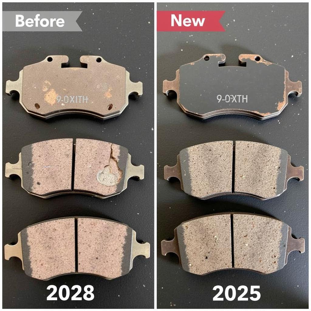 Worn-Out Brake Pads vs. New Brake Pads