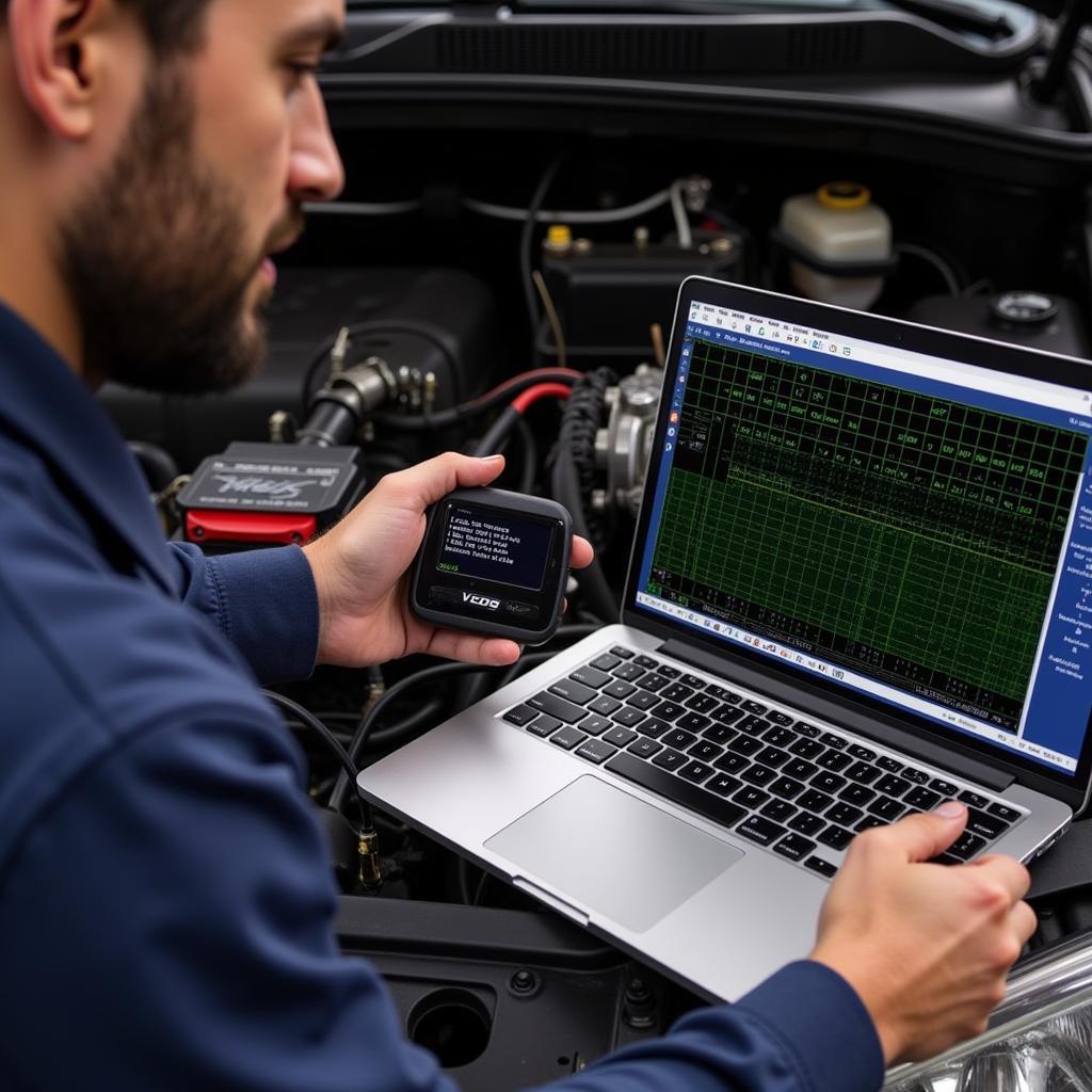 Inspecting the fuel pressure sensor with VCDS