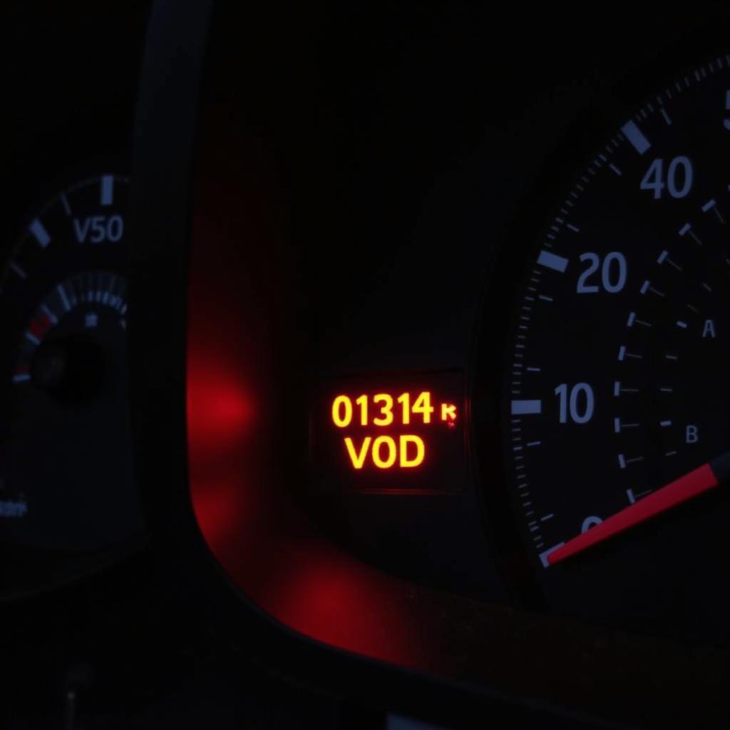 Check Engine Light Illuminated Due to 01314 VCDS Code