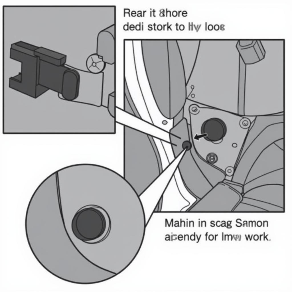 Location of the Rear Lid Hatch Sensor