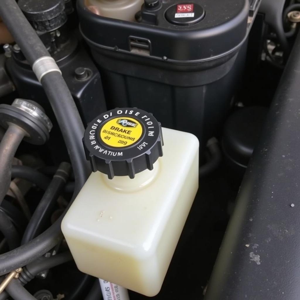 08 GMC Sierra Brake Fluid Reservoir