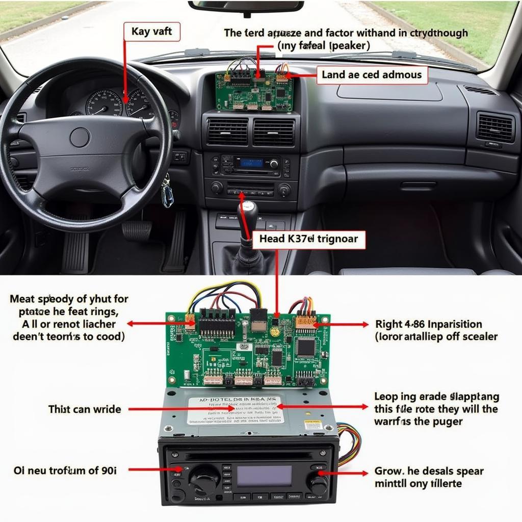 Factory Audio System in a 1990 BMW 325i