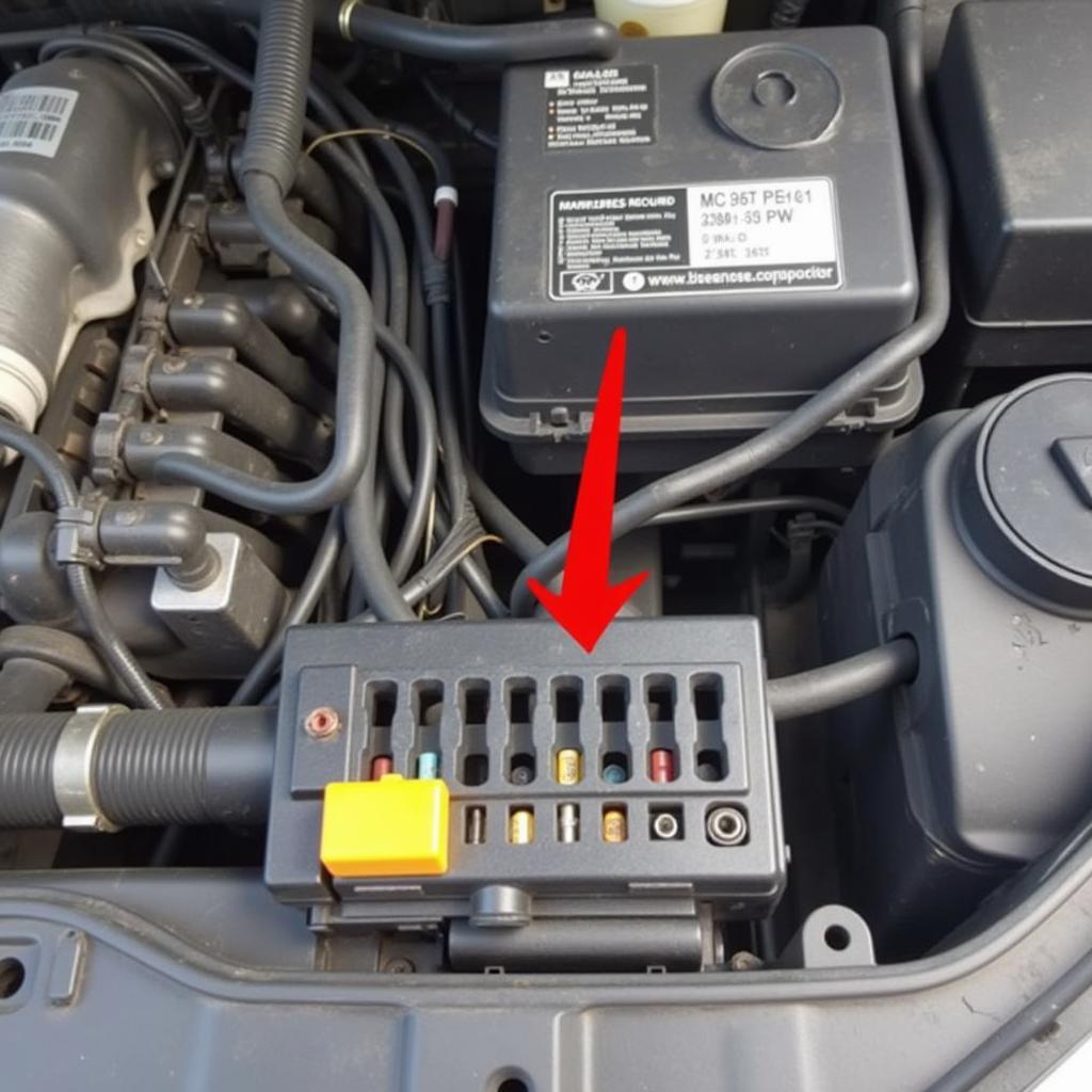 Locating the 1994 Mercedes E320 Diagnostic Connector