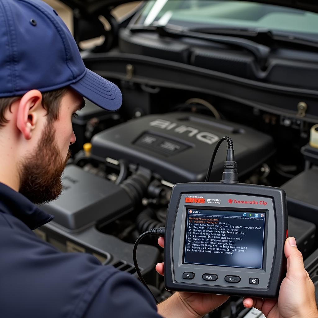 Using an ABS diagnostic scan tool on a 2003 Buick Rendezvous