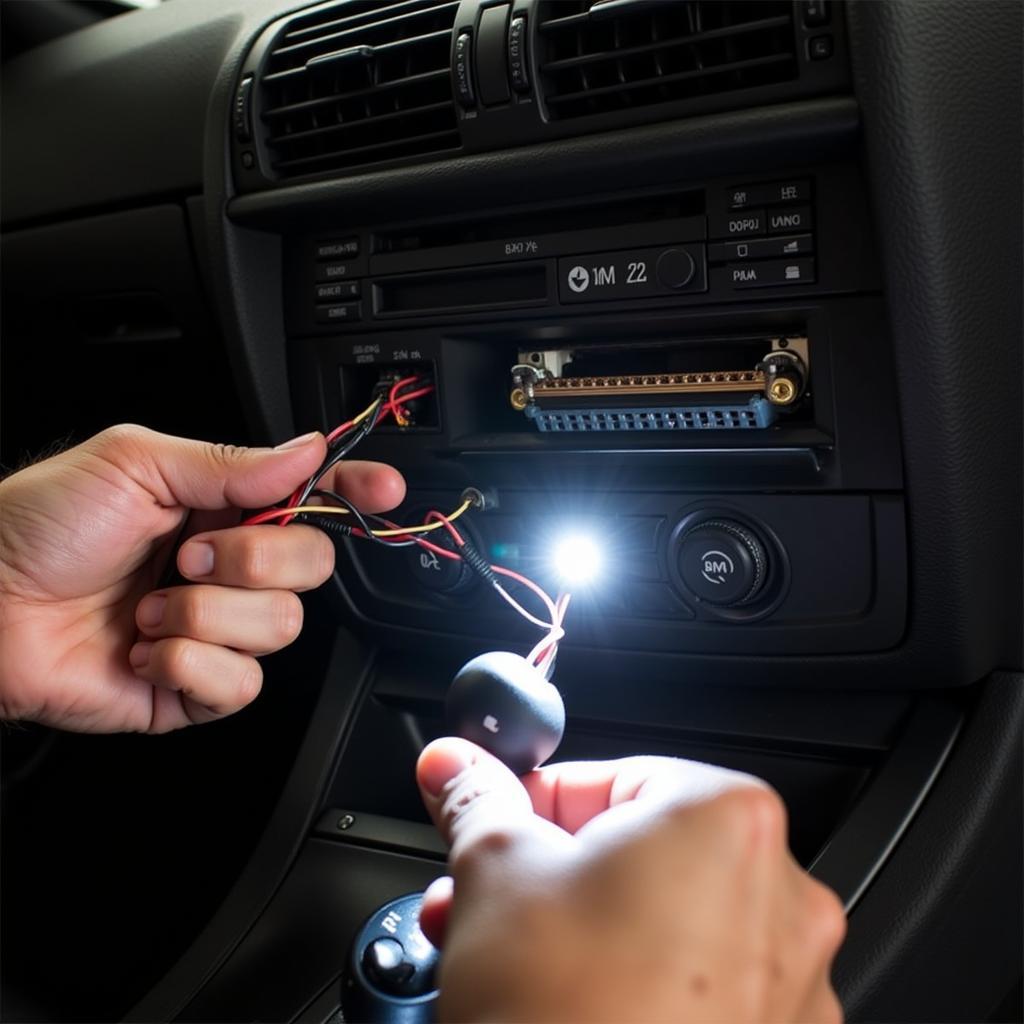 Inspecting the Wiring Harness of the Harman Kardon System