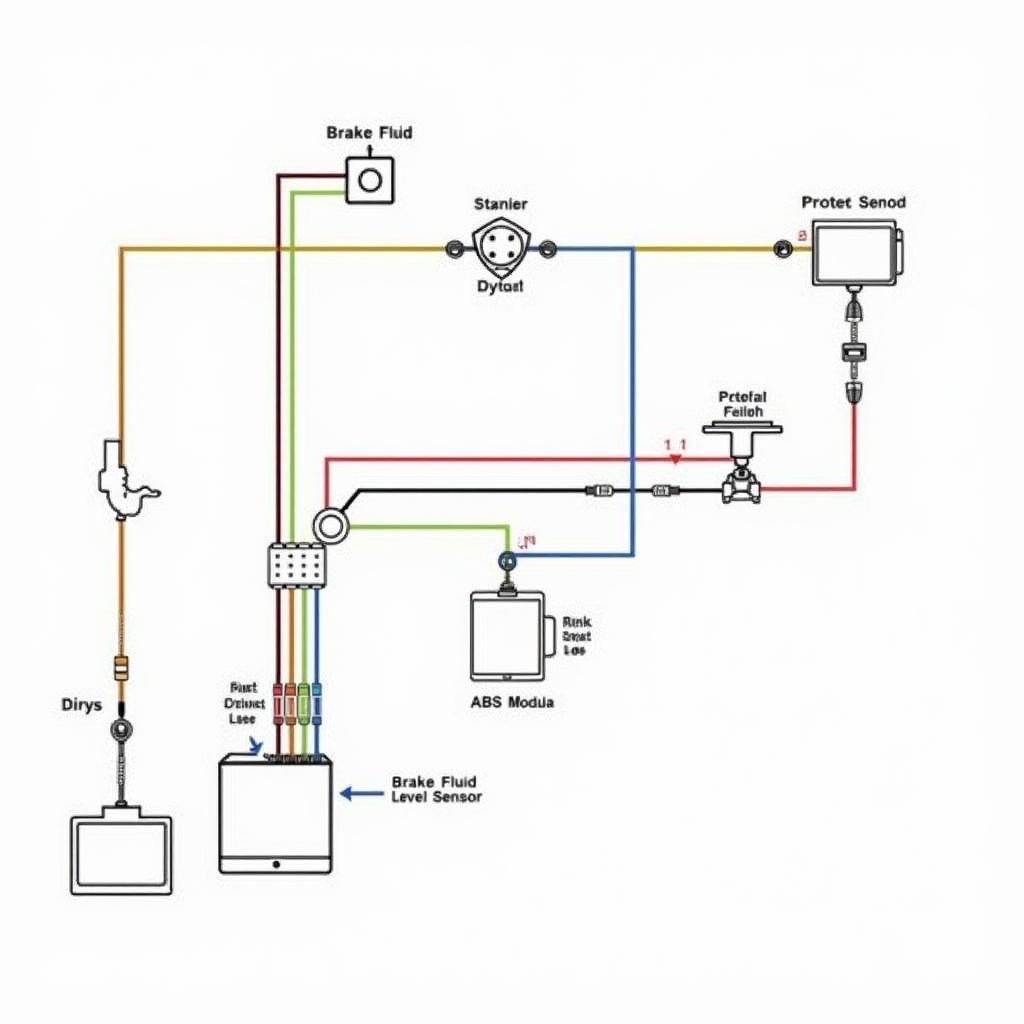 2006 VW Jetta TDI Brake Warning Wiring Diagram