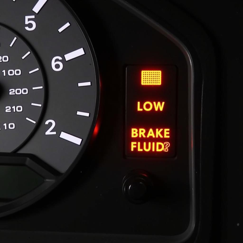 2007 Dodge Caravan Low Brake Fluid Warning Light