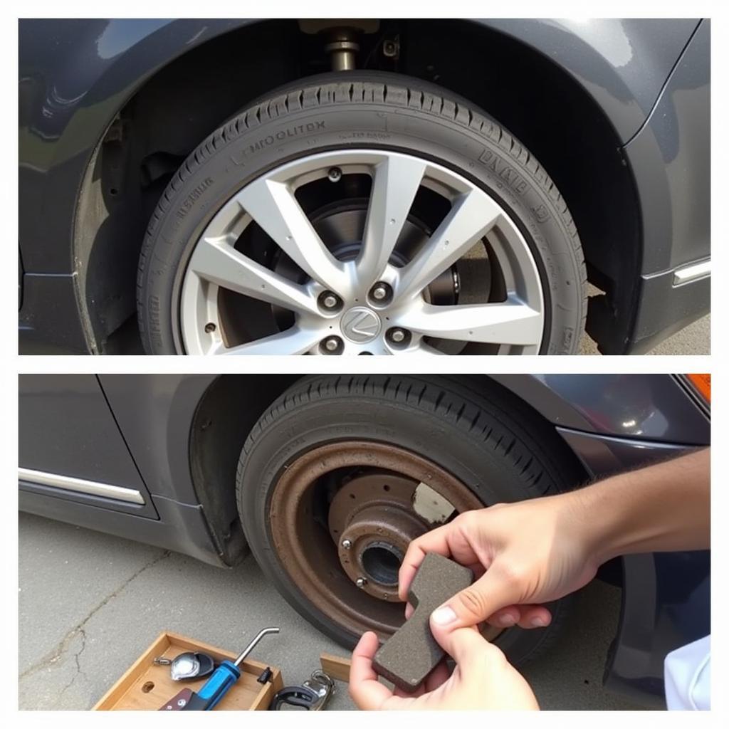 Replacing Brake Pads on a 2007 Lexus LS460