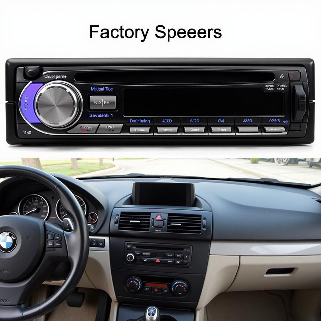 Factory Sound System of a 2008 BMW 135i