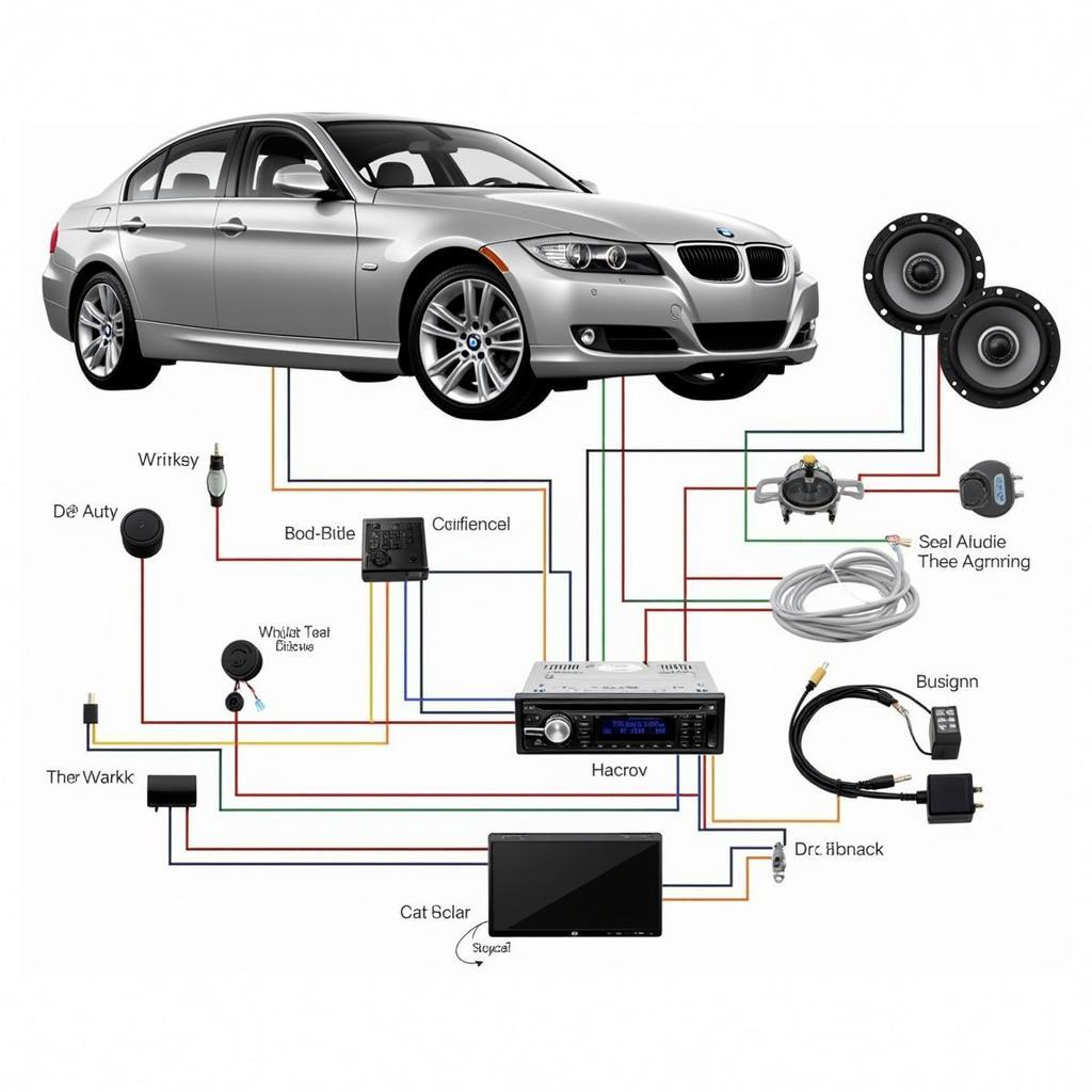 2008 BMW 335i Audio System Overview