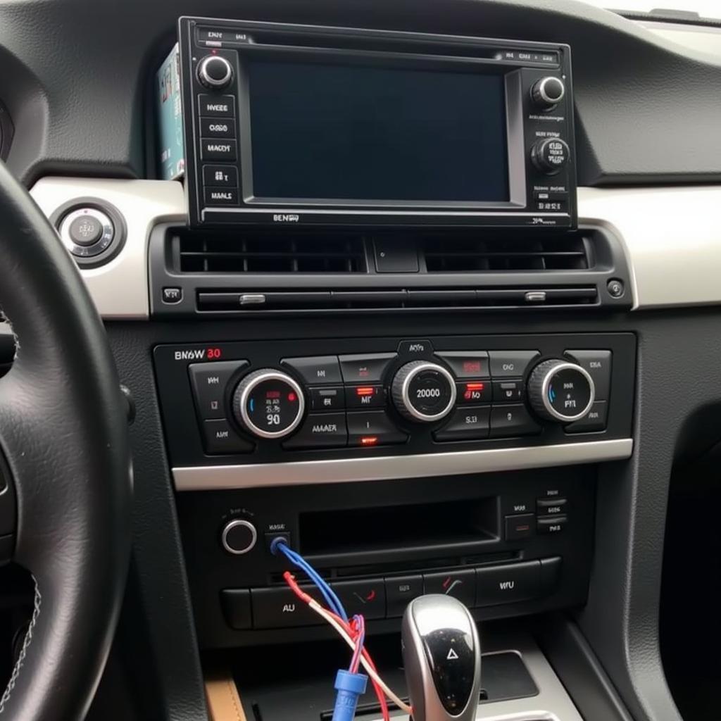 2009 BMW Double Din Head Unit Installation