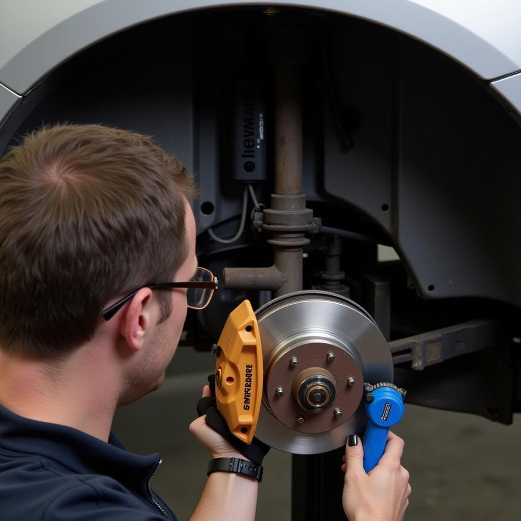 Brake System Inspection on a 2009 Impreza