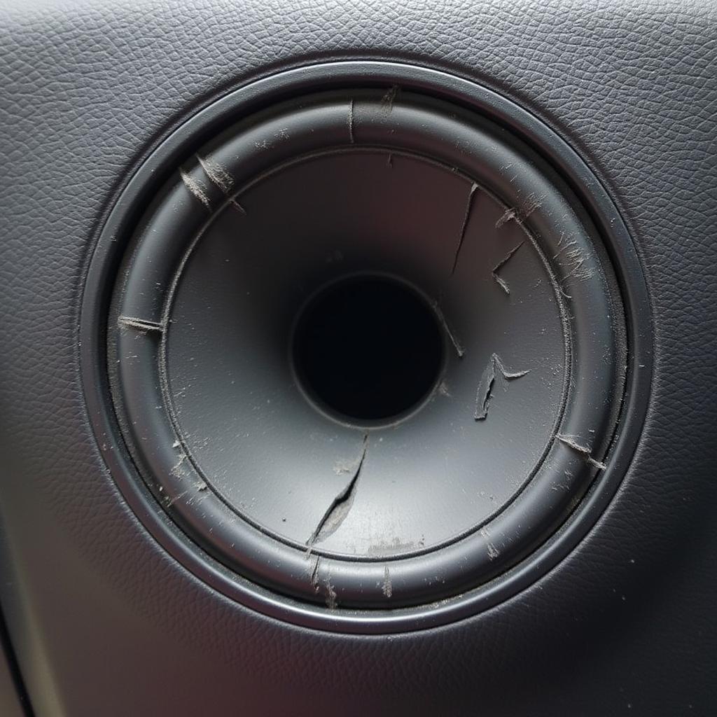 Blown Speaker in a 2010 BMW 5 Series