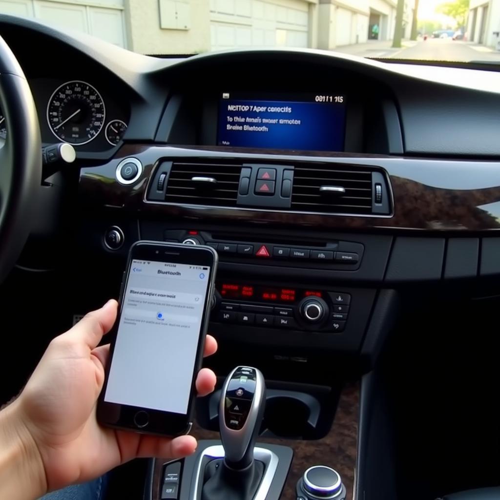 Connecting a Smartphone to a 2011 BMW for Bluetooth Audio Streaming