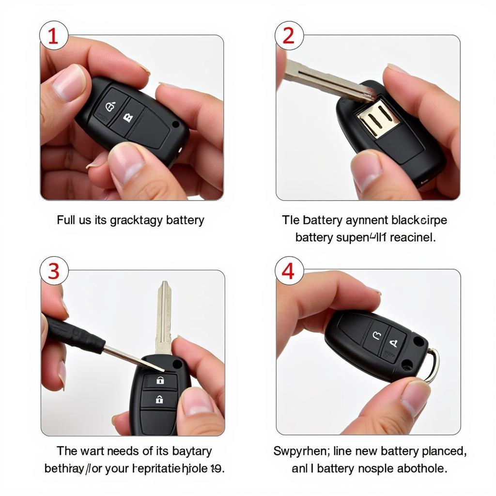 2012 Toyota Camry Key Fob Battery Replacement Steps