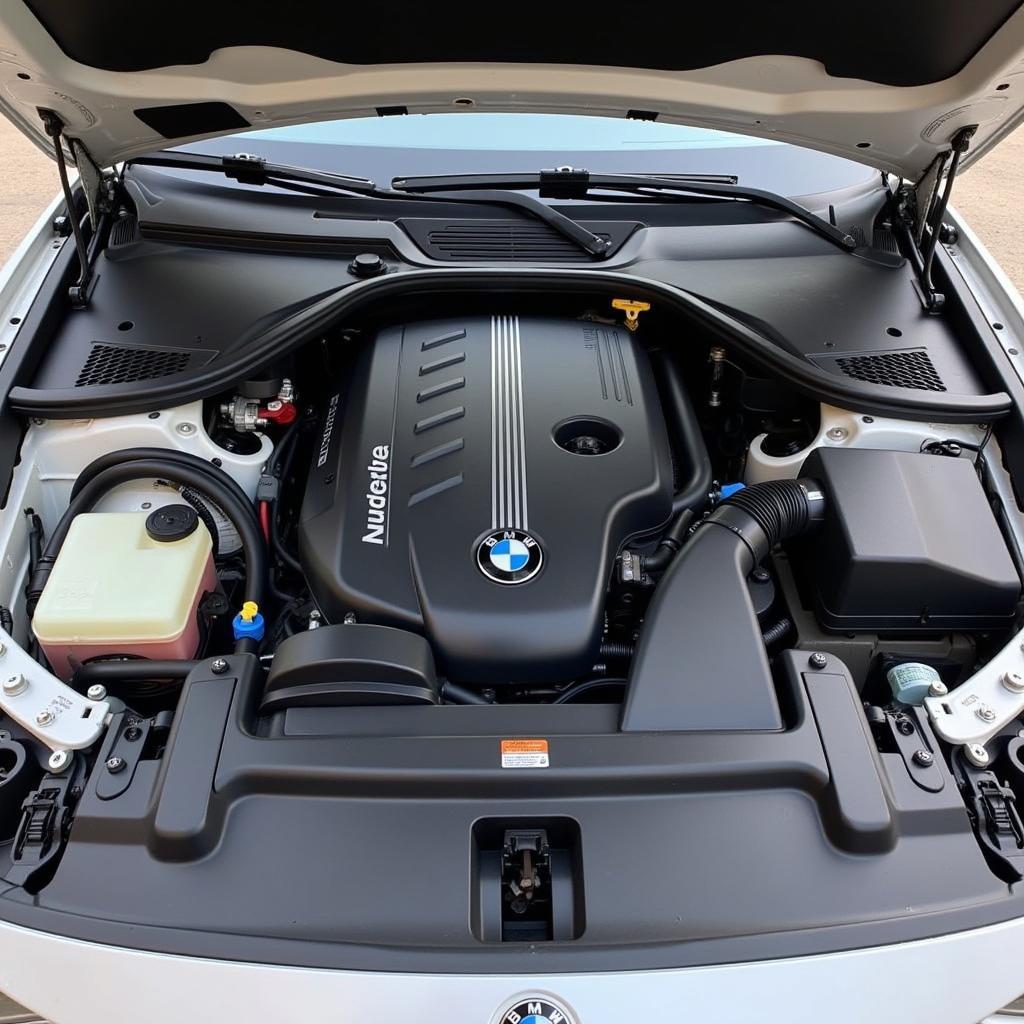 2014 BMW 328i Engine Compartment Overview