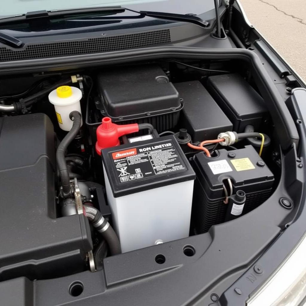 2015 GMC Acadia Battery Location: A visual guide to identifying and accessing the battery compartment in a 2015 GMC Acadia