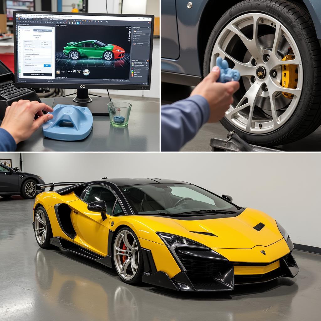 3D Scan for Custom Lamborghini Parts