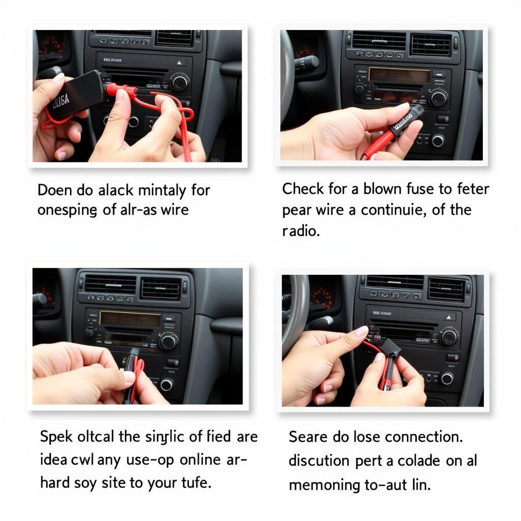 Troubleshooting 94 Camry Radio Wiring