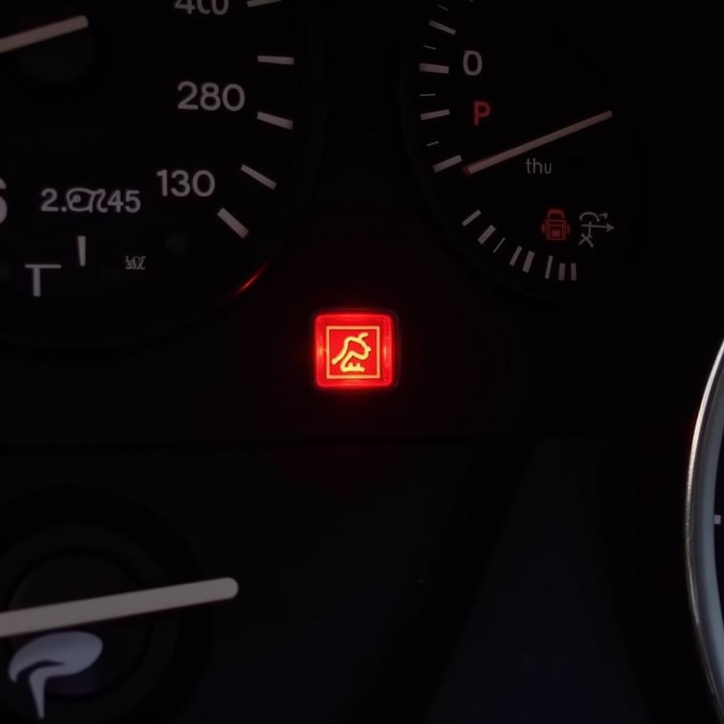 Acura CL Brake Warning Light Illuminated on the Dashboard