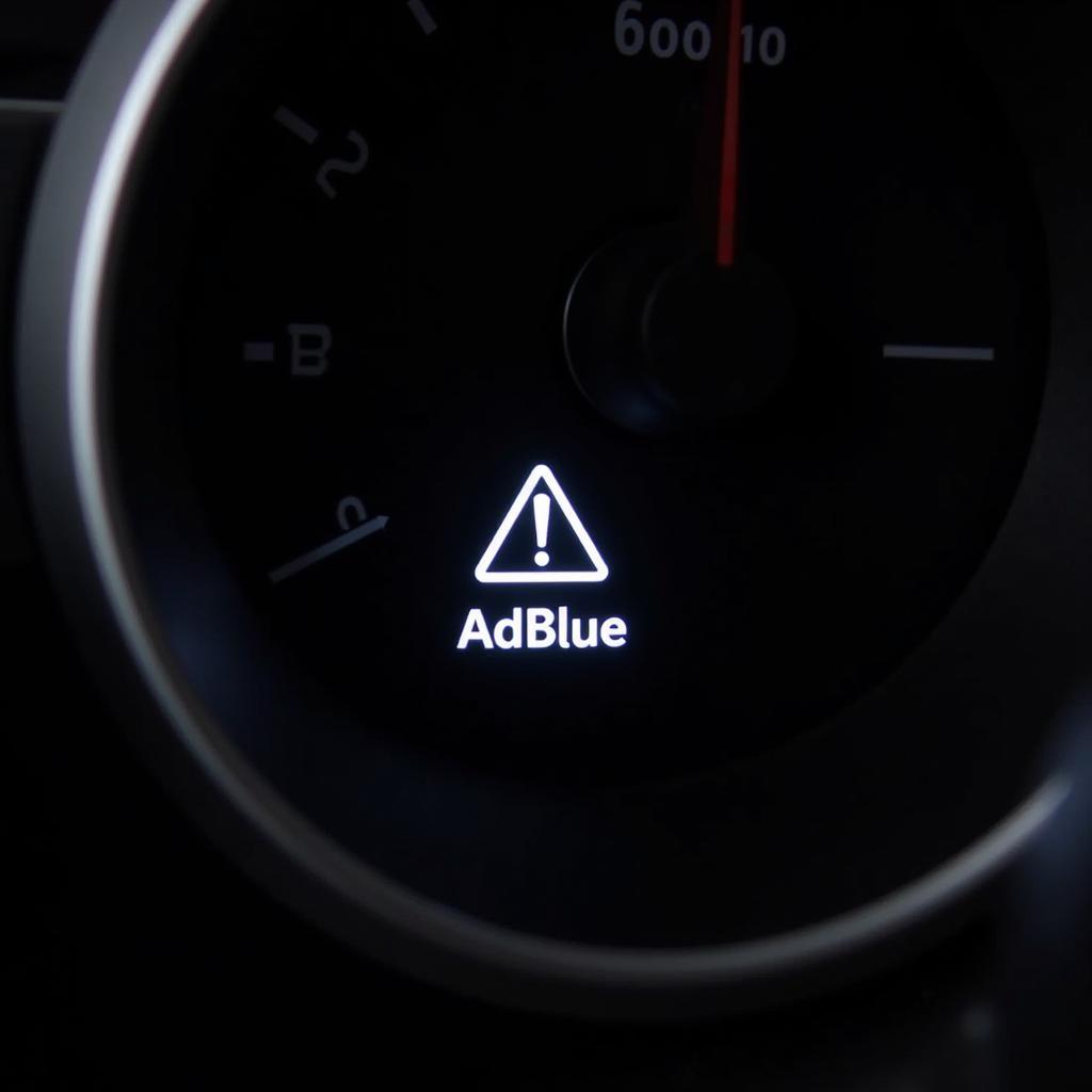 AdBlue Warning Light on Dashboard