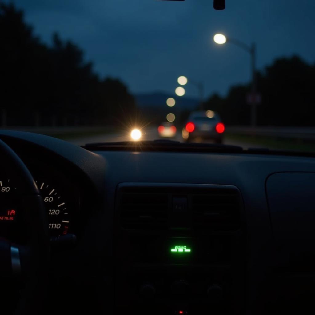 Flickering Headlights and Dashboard Warning Light: Signs of a Faulty Alternator