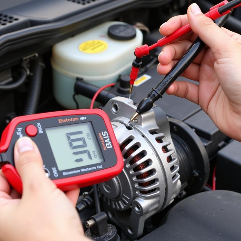 Testing Alternator with Multimeter