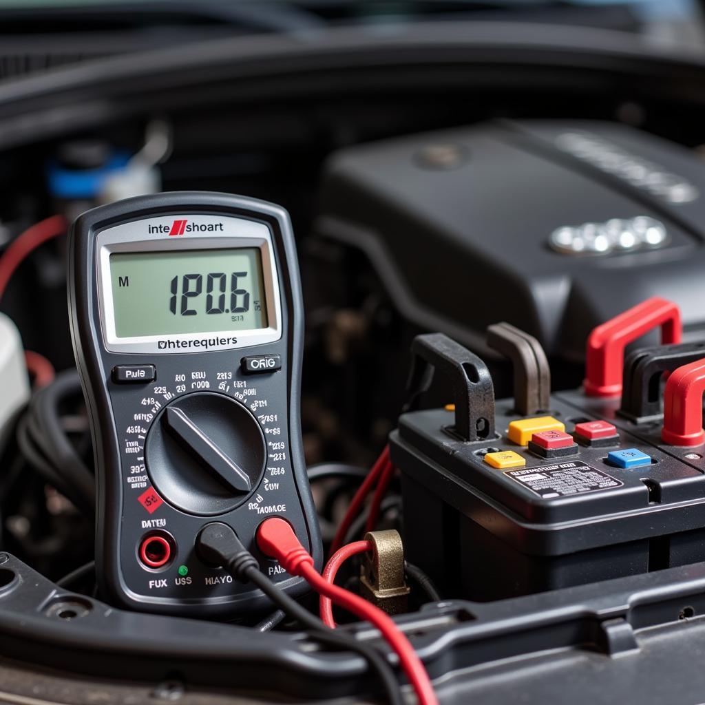 Checking the Battery Voltage on a 2012 Audi A5