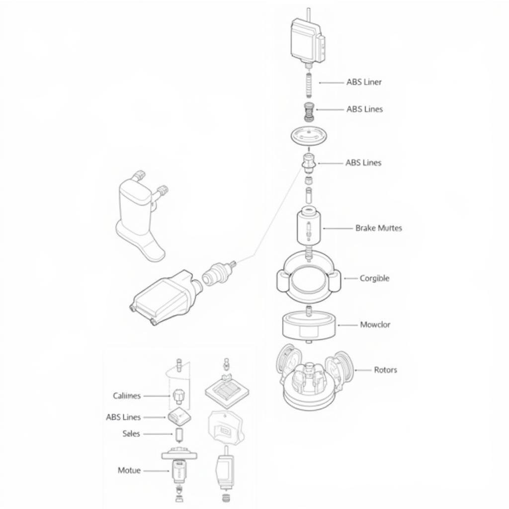 Diagram of 2011 Audi A6 Brake System