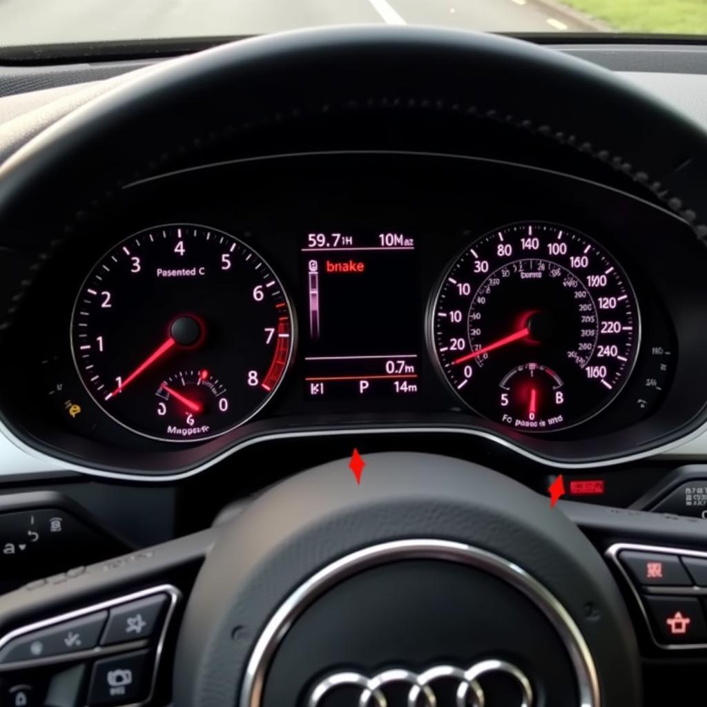 Audi Brake Warning Light Dashboard